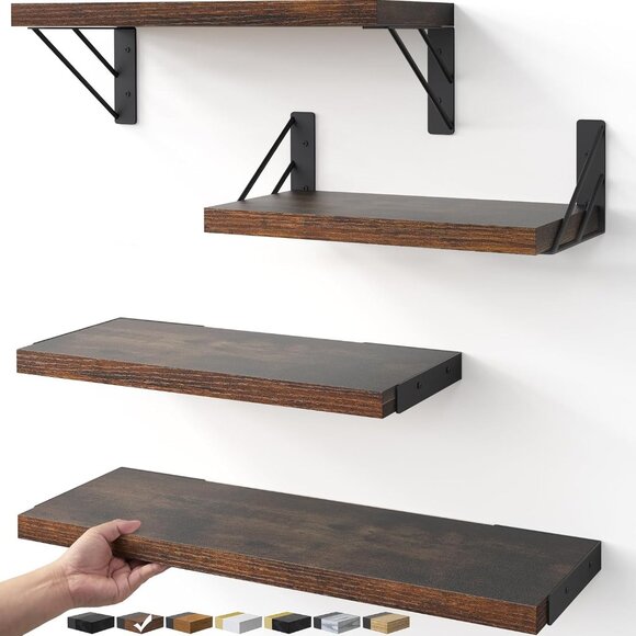 Other - Wall Shelves for Bedroom Decor, Floating Wall Shelves for Living Room Kitchen St